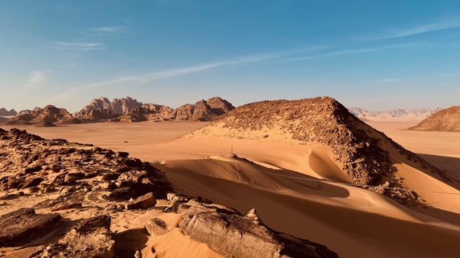 A Day on Mars in Wadi Rum